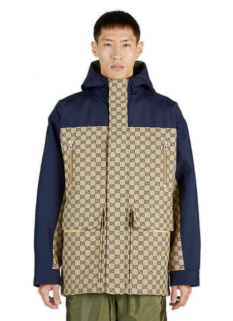 veste carrelée gucci|Gucci hooded jacket.